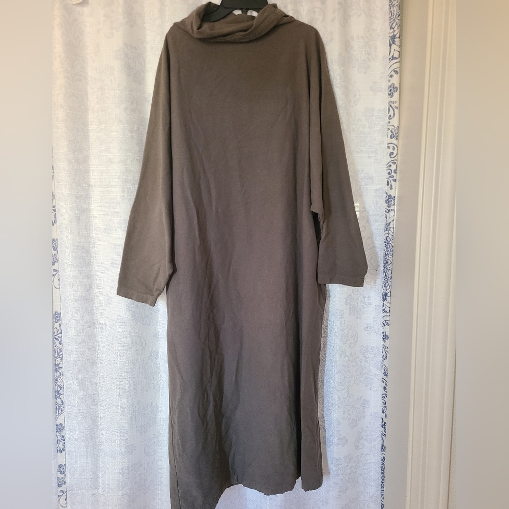 Black Crane turtle neck dress